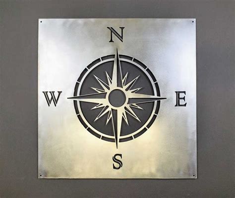 View Gallery Of Outdoor Metal Wall Compass Showing 19 Of 30 Photos