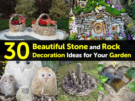 30 Beautiful Stone And Rock Decoration Ideas For Your Garden