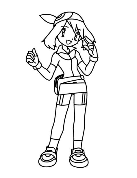 Pokemon Trainer Coloring Pages At Free Printable