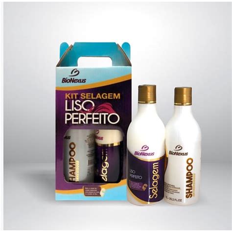 Kit Selagem Liso Perfeito Zero Formol Shopee Brasil