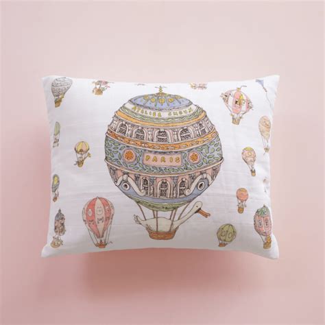 Cushion Hot Air Balloons 30x40 Cm Atelier Choux