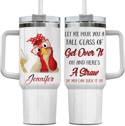 Amazon Hyturtle Personalized Gifts For Chicken Lover Tumbler 40oz