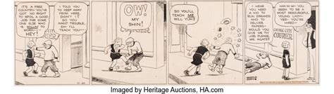 Harold Gray Little Orphan Annie Daily Comic Strip Original Art Dated 10 20 32 Tribune 1932 By