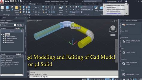 How To Convert Autocad Plant 3d Model To 3d Solid Surface And Cad 3d