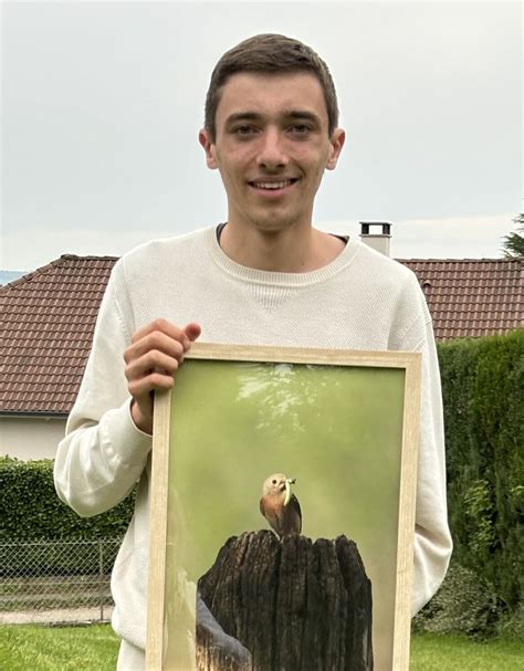 Montfaucon Clément Néron passionné par les animaux expose ses photos