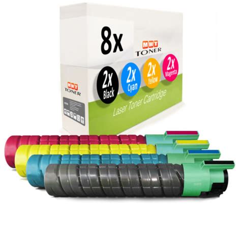 8x Toner XXL Pour Ricoh Aficio CL 4000 Dn SP C 420 Dn CL 4000 Hdn SP C