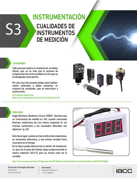 Cualidades de instrumentos de medición Documento Infografía Semana 3