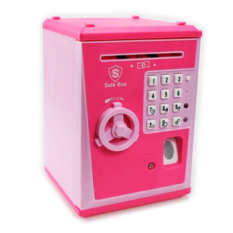 Toy Safe Box Electronic Atm Piggy Bank Money Coin Savings Bank