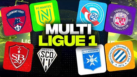 MULTIPLEX LIGUE 1 CLERMONT NANTES STRASBOURG TOULOUSE BREST