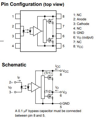 Tlp Optocoupler Igbt And Mosfet Gate Driver V Ns Dip