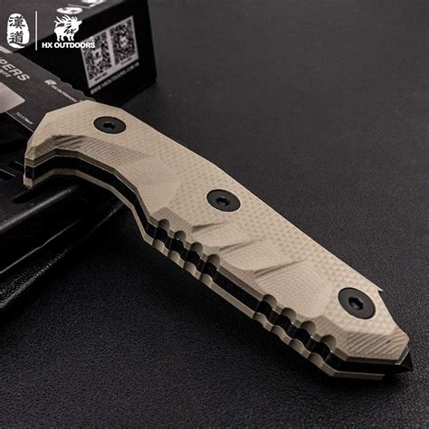 HX OUTDOORS Fixed Blade Tactical Knives With Sheath Tanto Blade