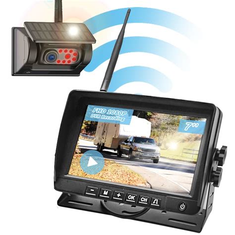 Buy Inch Backup Camera For Truck P Night Visionsolar Wireless