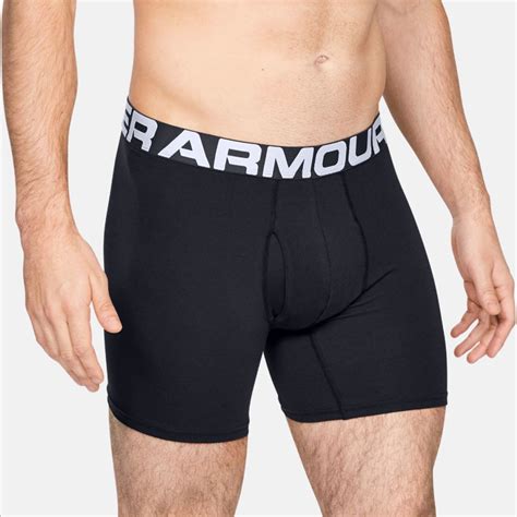 Under Armour Charged Cotton 6in Boxerjock 3 Pack Aw19