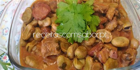 Favas Guisadas Com Entrecosto Receitas Com Sabor