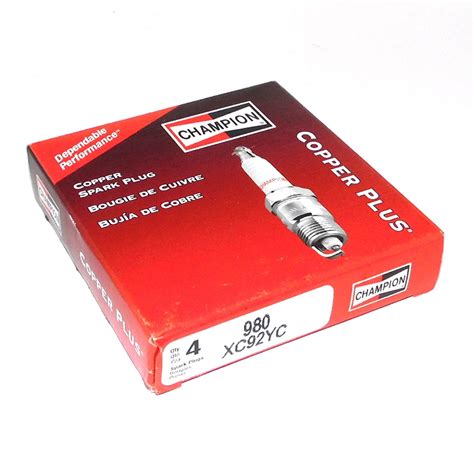 Champion Xc Yc Spark Plugs Copper Silver Tone Ct Walmart