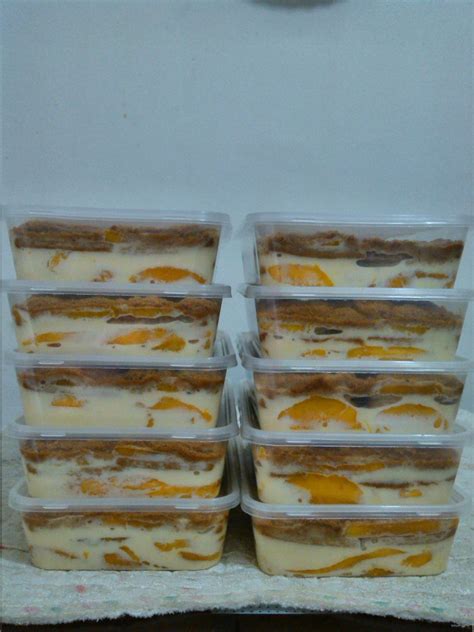 Mango Float Graham Cake 500ml P100 Gens Sweet Treats