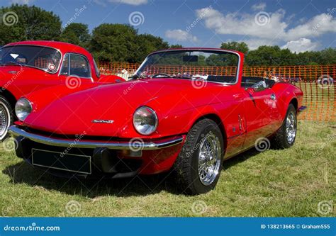 Red Triumph Spitfire Editorial Image Image Of Classic