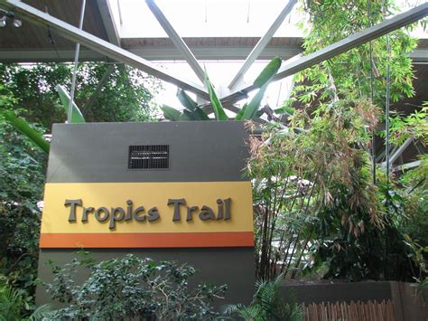 Tropics Trail Entry Sign Zoochat