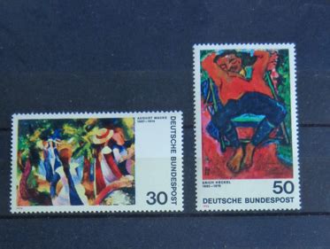 Timbres Allemagne Fédérale Expressionnisme allemand atomik 95