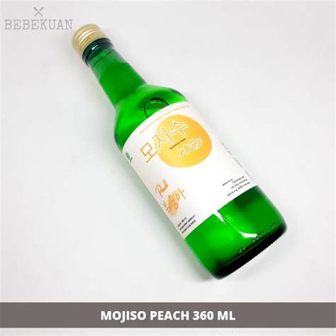 Jual Mojiso Peach 360 Ml Soju Halal Korean Sparkling Water Shopee