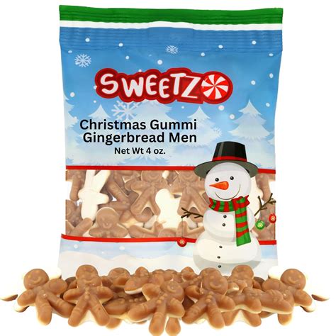 Christmas Gingerbread Man Shaped Gummies Cookies And Cream