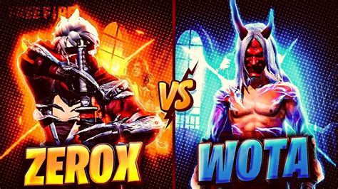 Zerox Ff 📱 Vs Wota Ff 🖥️ 🇳🇵⚔️🇹🇳 Legends Fight Youtube