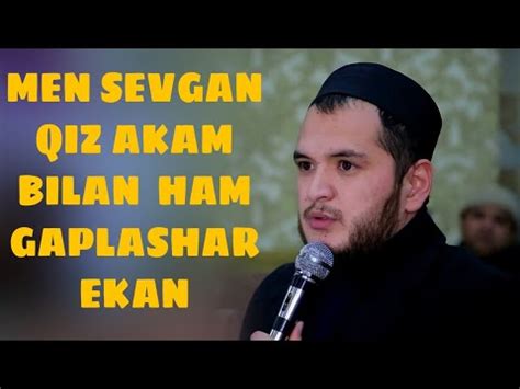 Aka ukani yòldan urgan uchar qiz | Sardor domla - YouTube