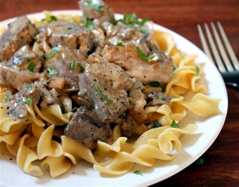 Venison Stroganoff