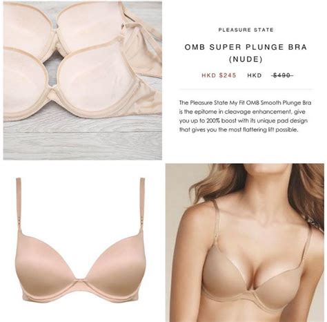 Pleasure Nude Push Up Bra Fesyen Wanita Pakaian Wanita Lainnya Di