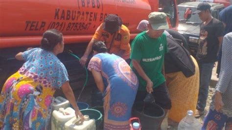 Kekeringan Begini Cara Ajukan Bantuan Air Bersih Ke BPBD Kabupaten