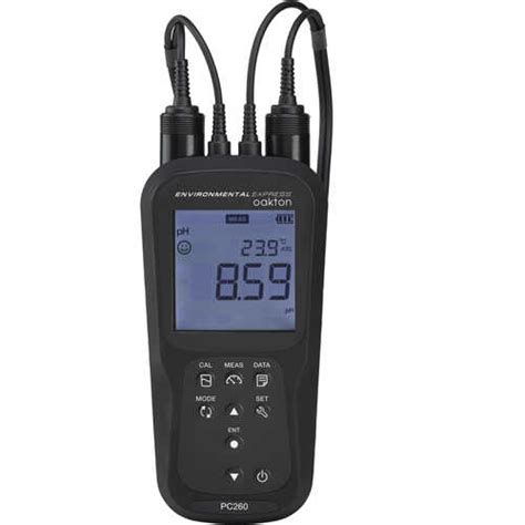 Oakton Pc260 Waterproof Dual Channel Ph Orp Con Tds Resistivity