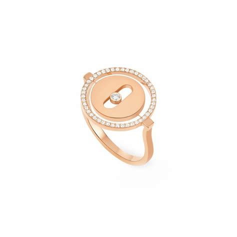 Achat Bague Messika Lucky Move Pm En Or Rose Et Diamants