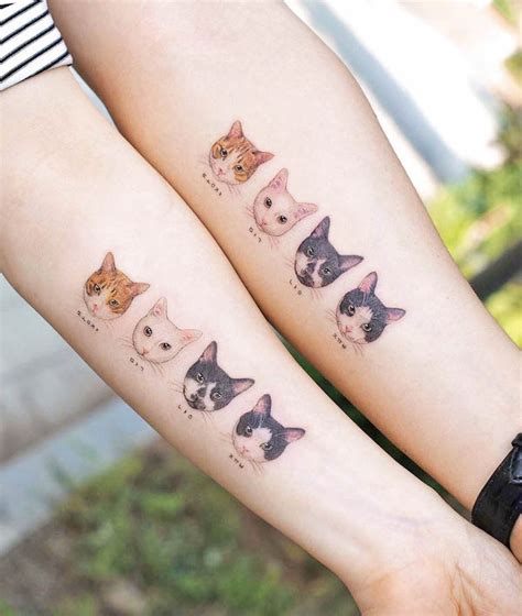 67 Unique And Cute Cat Tattoos That Will Make You Aww