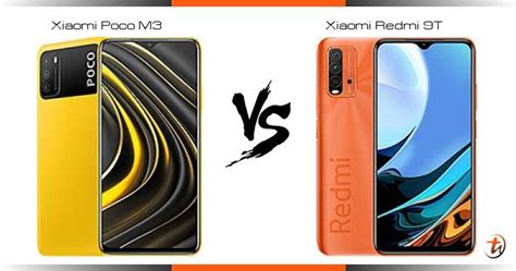 Banding Xiaomi Poco M3 Dan Xiaomi Redmi 9t Spesifikasi Dan Harga Di