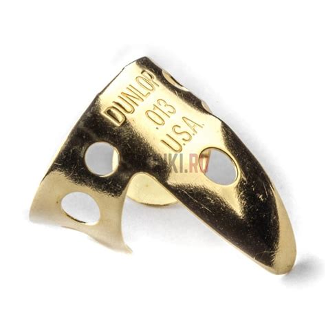 Набор медиаторов на палец Dunlop 37R.013 Brass, 0,13 мм, латунь ...