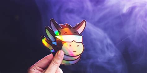 Holographic Stickers by Sticker Mule - Rad stickers with futuristic rainbow shine | Product Hunt