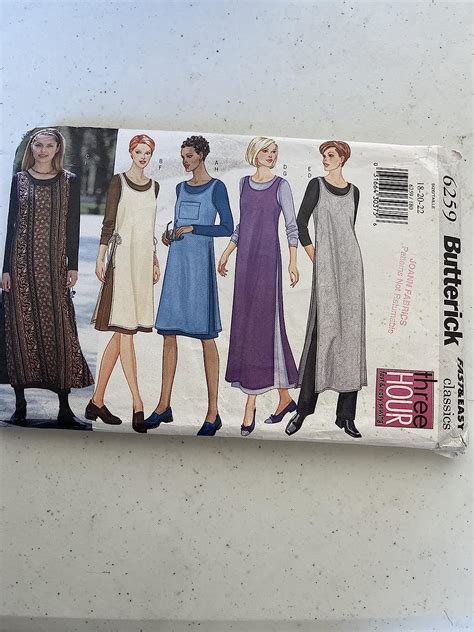 Amazon New Butterick Pattern Tabard Top Dress And Pants