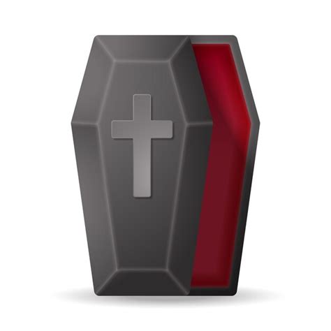 Premium Vector Coffin 3d Illustration Of Halloween Coffin Isolated In