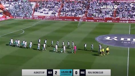 Resumen Y Goles Del Albacete Vs Racing Jornada 27 De Laliga