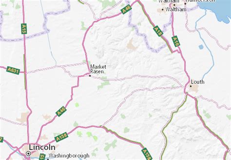 Mapa Michelin North Willingham Plano North Willingham Viamichelin