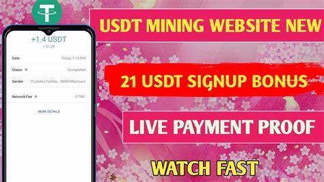 Usdt Mining Website Today New Usdt Mining Site Usdt Mining Website