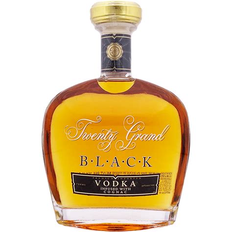 Twenty Grand Black Vodka Infused With Cognac Gotoliquorstore