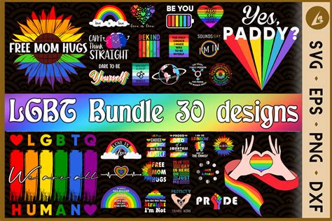 Lgbt Bundle Svg 30 Designs Graphic By Liltwas · Creative Fabrica