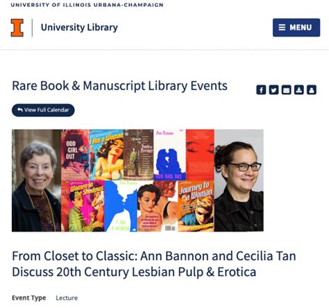 Ann Bannon And Cecilia Tan Discuss 20th Century Lesbian Pulp And Erotica