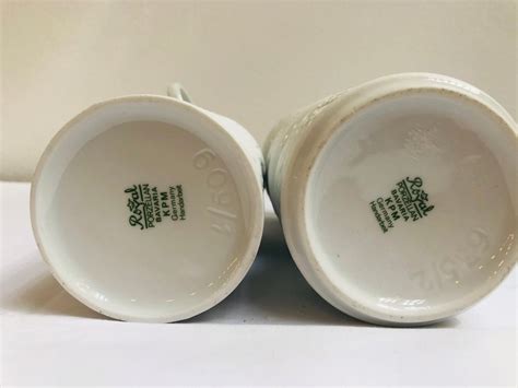 Mid Century Porcelain Vases By Royal Porzellan Bavaria Kpm S Set