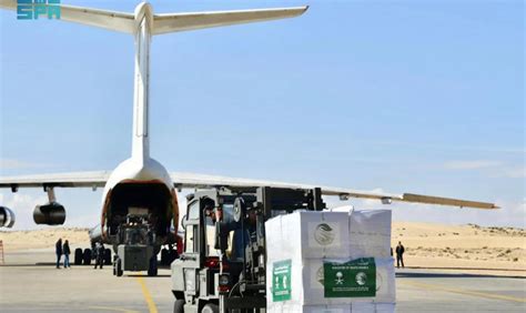 36th Saudi Aid Plane For Gazans Arrives In Egypt Arab News