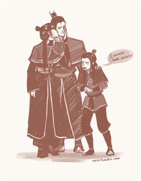 Zuko Mai And Their Daughter Avatar Aang Avatar The Last Airbender Art