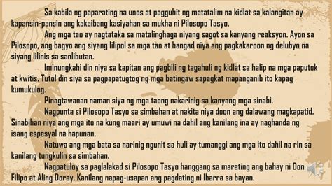 Noli Me Tangere Kabanata 14 Tasyo Baliw O Pilosopo Noli 40 Off