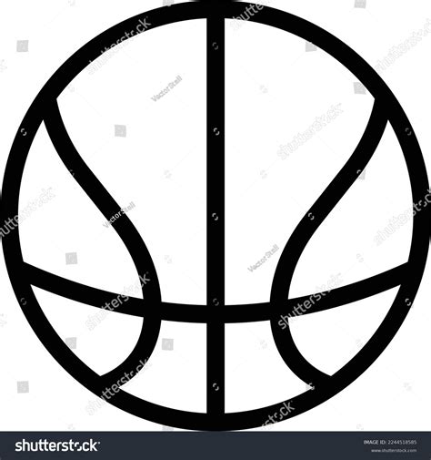 Basketball Vector Illustration On Transparent Background Stock Vector