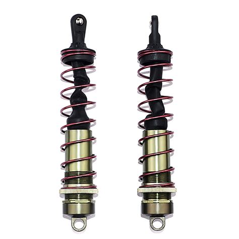 2pcs 143mm 5 62in Metal Rear Shock Absorber Damper For HOBAO ZD